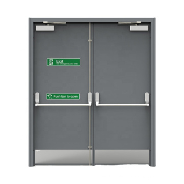 maxi high heavy duty exterior french fire rated stainless steel security steel door with hinge and lock set